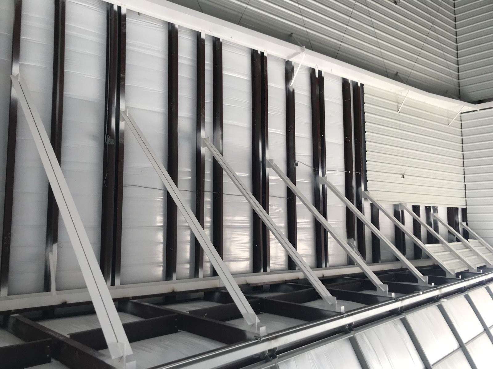 Industrial metal building roof in Leander, TX